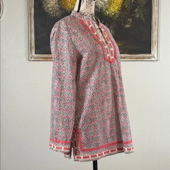 Saint Tropez West | Tops | 22 Saint Tropez West Medium Ivory Blue Pink ...